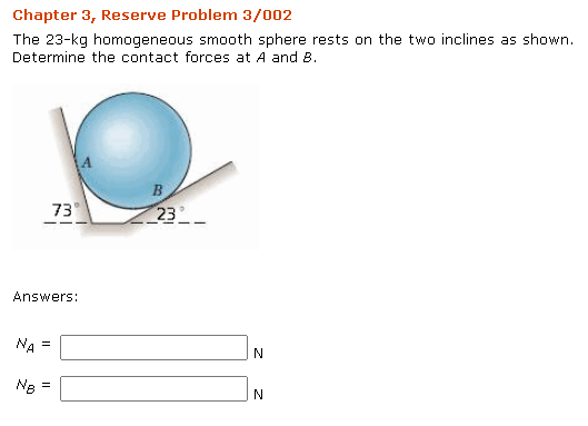 Solved Chapter 3, Reserve Problem 3/002 The 23-kg | Chegg.com