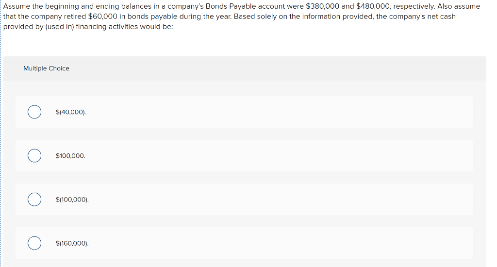 Solved Assume The Beginning And Ending Balances In A | Chegg.com