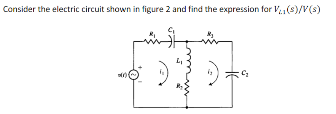 Consider The Electric Circuit Shown In Figure 2 And | Chegg.com