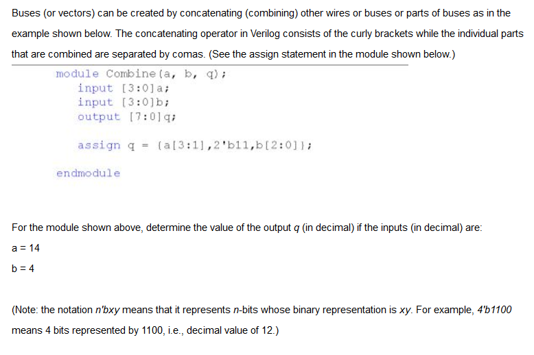 concatenation assignment in verilog