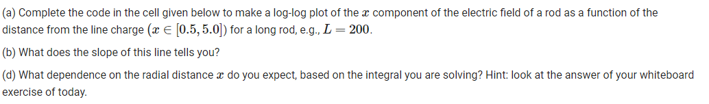 Solved (a) Complete the code in the cell given below to make | Chegg.com