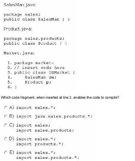 Solved SalesMan.java package sales: public class Sal sMan | Chegg.com