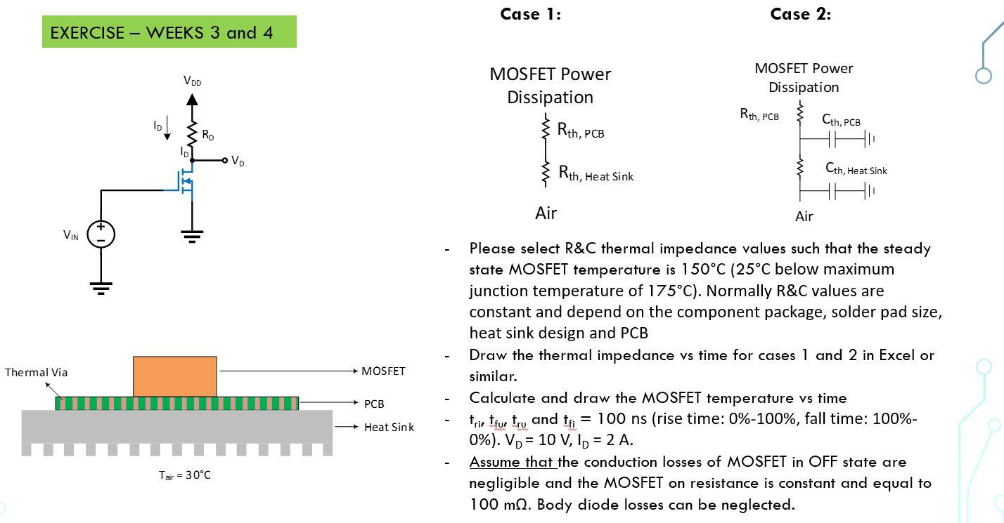 Case 1 Case 2 EXERCISE WEEKS 3 and 4 VOD MOSFET