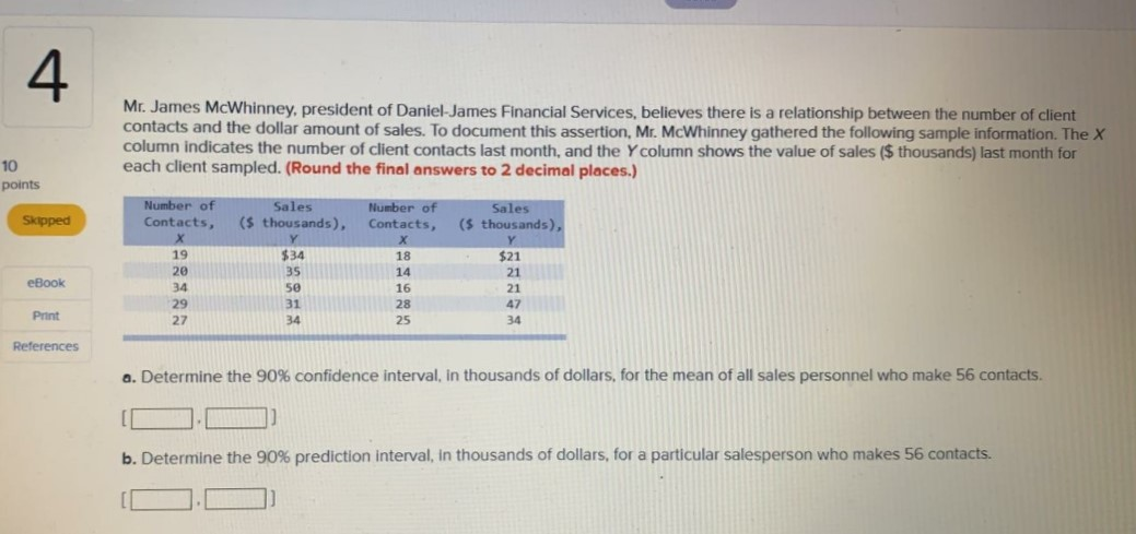 Solved Mr. James McWhinney, President Of Daniel James | Chegg.com