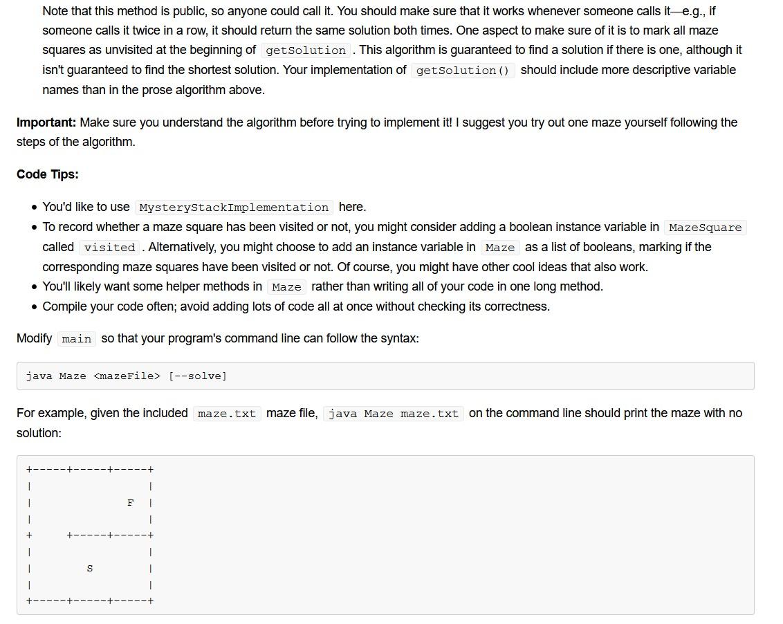 (JAVA) Hello, this is a project for a Data Structures | Chegg.com