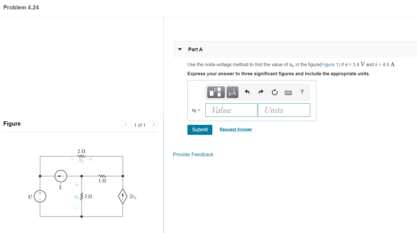 Solved Problem 4.24 Part A Use The Node-voltage Method To | Chegg.com