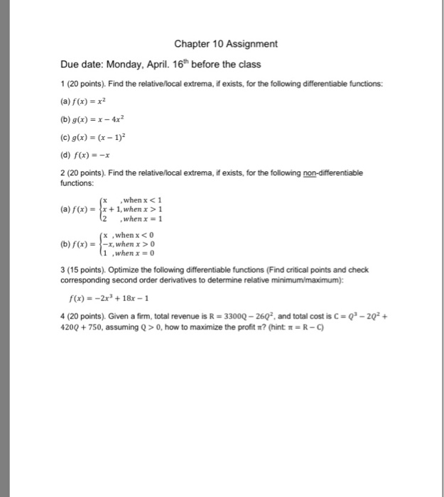 Solved Please answer all four questions and all parts of | Chegg.com