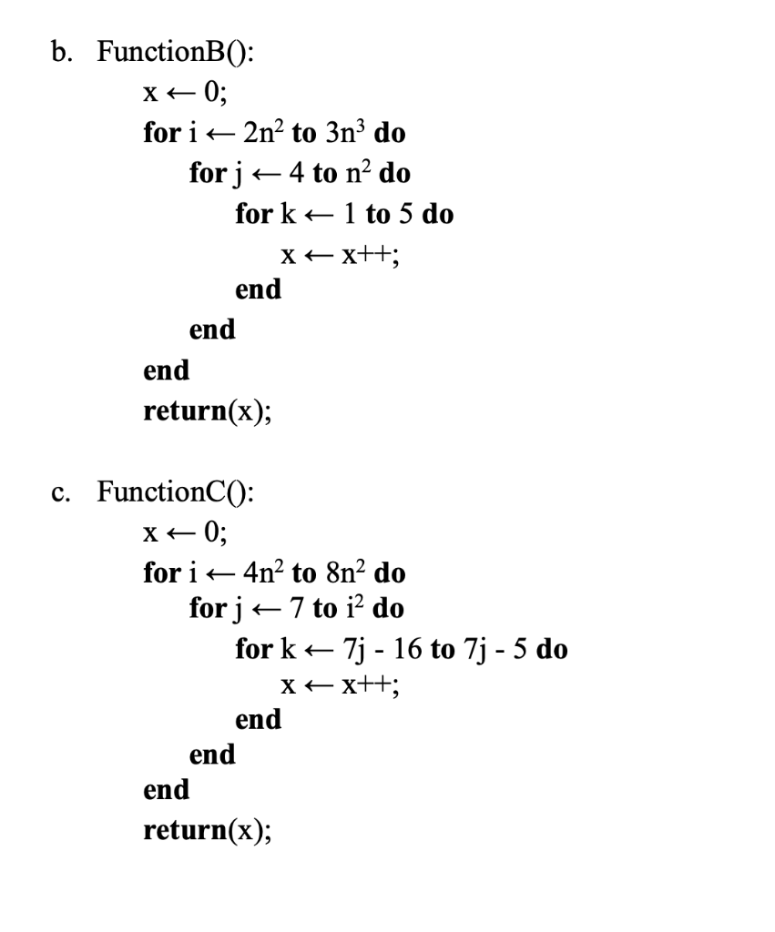 Solved For B And C Can You Explain How To Get These | Chegg.com