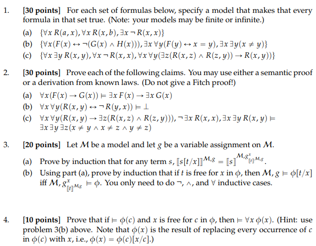 1 2 30 Points For Each Set Of Formulas Below Chegg Com