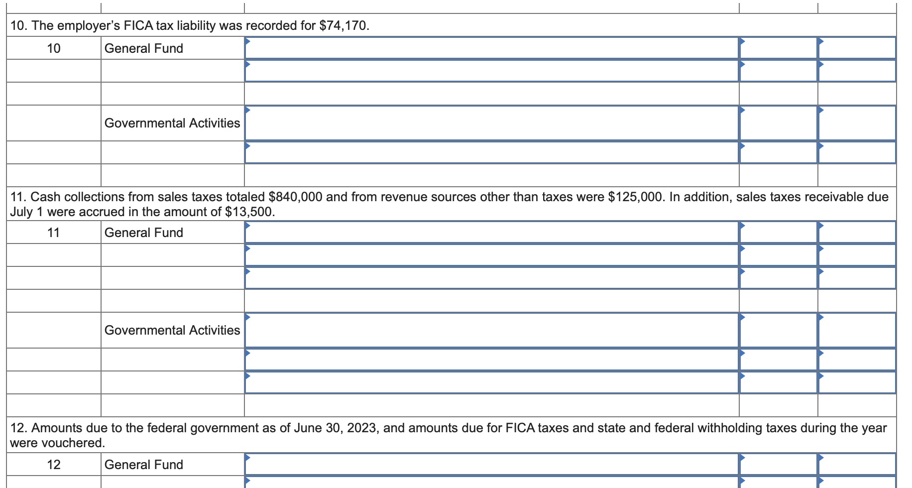 Record in general journal form entries to close the