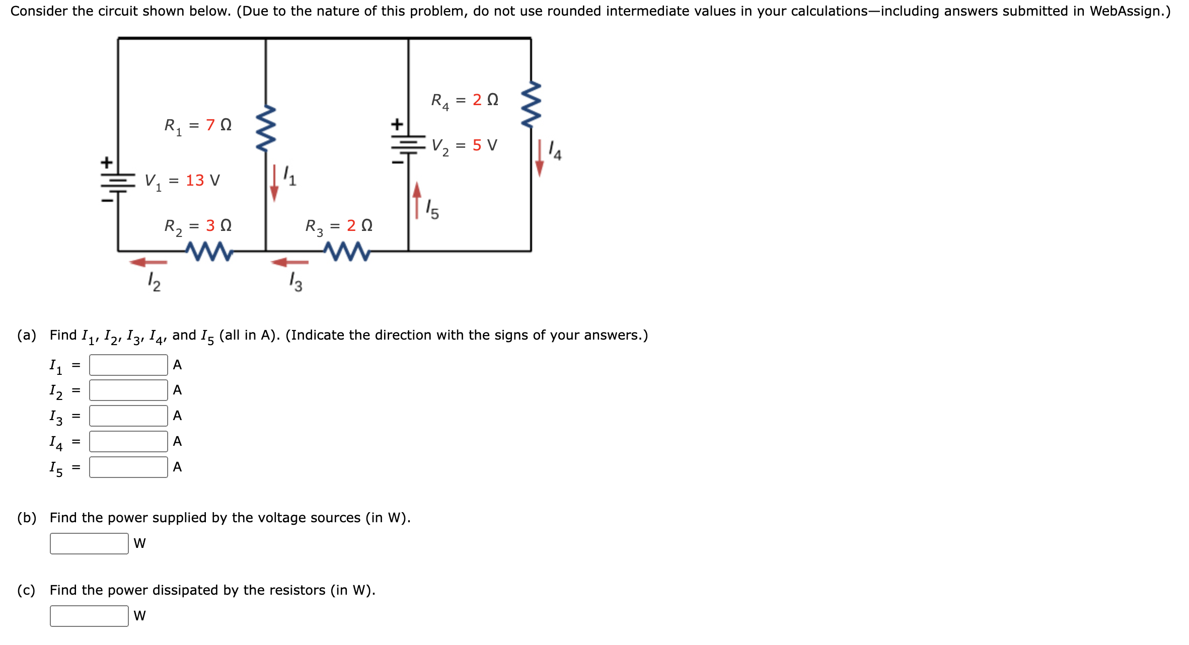 Solved (a) What is the current through each resistor in part | Chegg.com