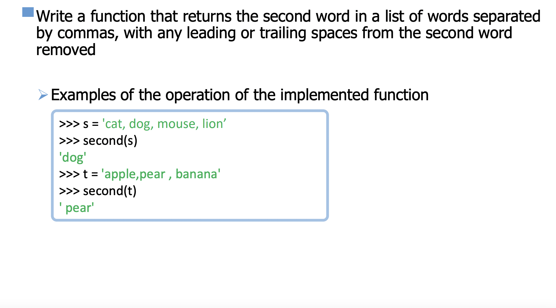 solved-write-a-function-that-returns-the-second-word-in-a-chegg