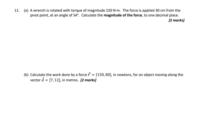 Solved Topic of Study: Calculus and Vectors Cartesian | Chegg.com