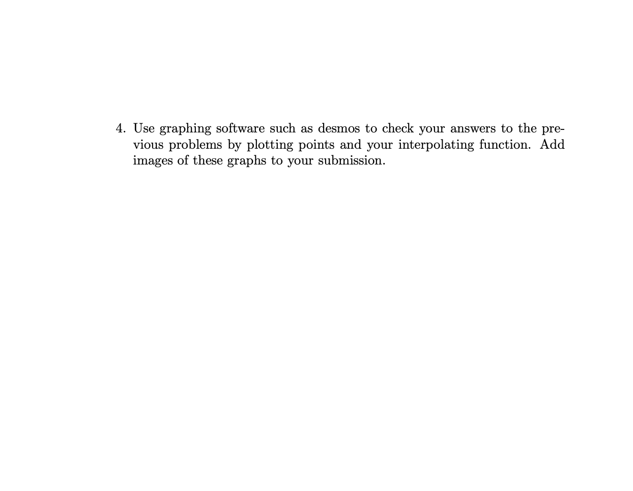 Solved 1 Directions Complete the following 4 problems | Chegg.com