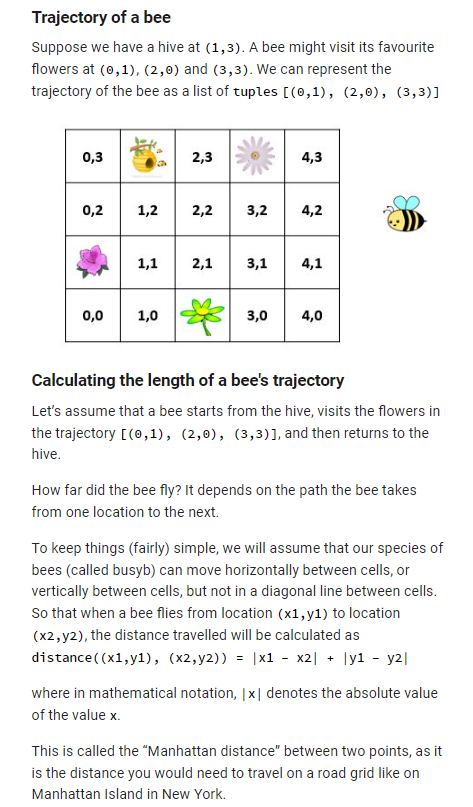 Solved Trajectory of a bee Suppose we have a hive at \( | Chegg.com