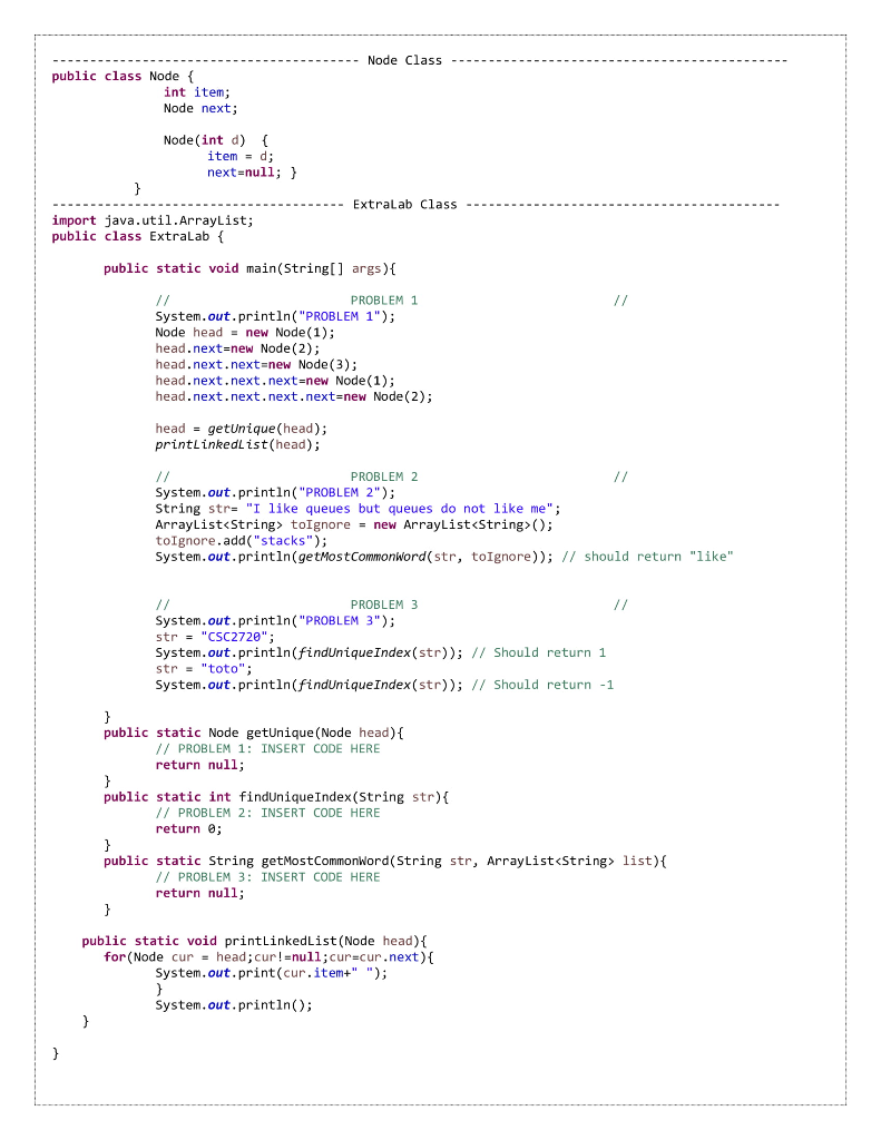 Solved Data Structures Lab HELP! I need only one of the | Chegg.com