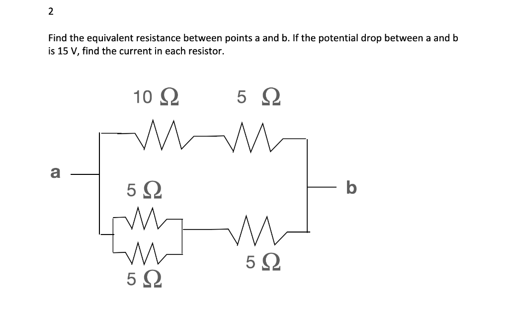 Solved Find the equivalent resistance between points a and | Chegg.com
