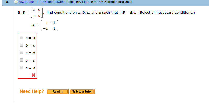 Solved 8. 0/3 points | Previous Answers PooleLinAlg4 | Chegg.com