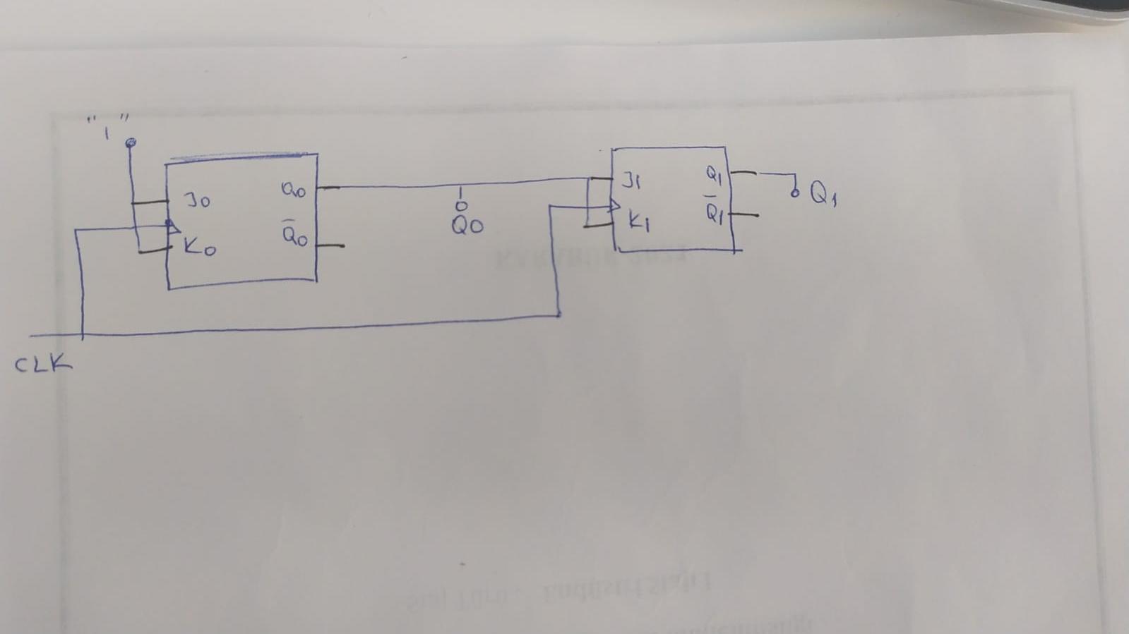 Solved Logic Circuits By using the 2 bit counter given in | Chegg.com