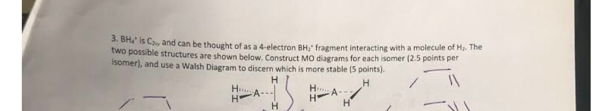 The BH2+ ion diagram is for the Lewis structure with | Chegg.com