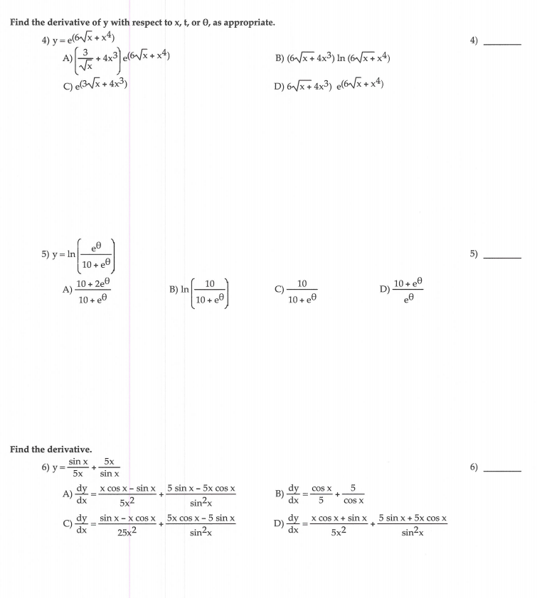 Solved Find The Derivative Of Y With Respect To X T Or 0 Chegg solved-find-the-derivative-of-y-with-respect-to-x-t-or-0-chegg