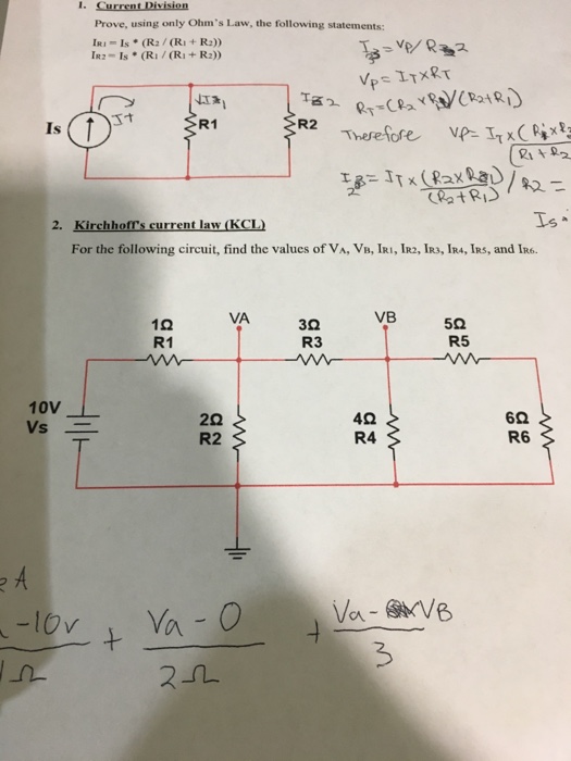 Solved Prove, using only Ohm's Law, the following | Chegg.com