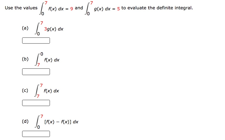 solved-use-the-values-f-x-dx-9-and-6-g-x-dx-5-to-chegg