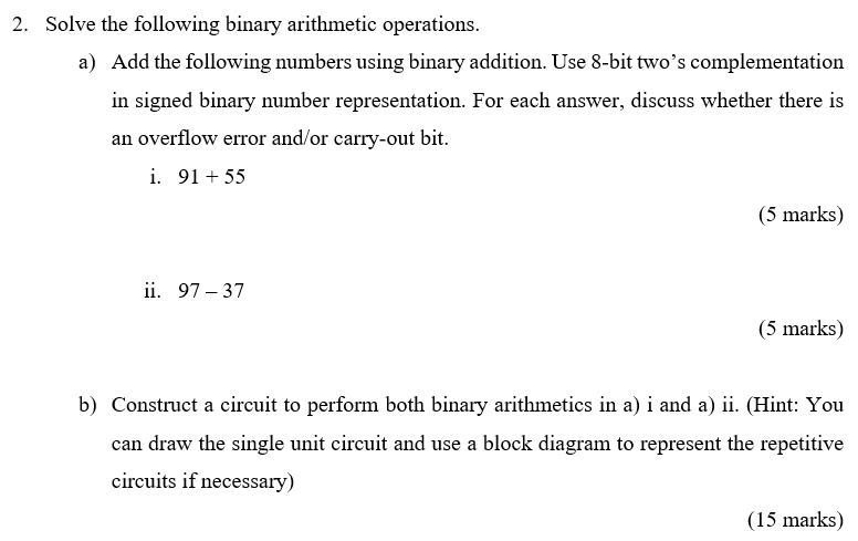 solved-2-solve-the-following-binary-arithmetic-operations-chegg