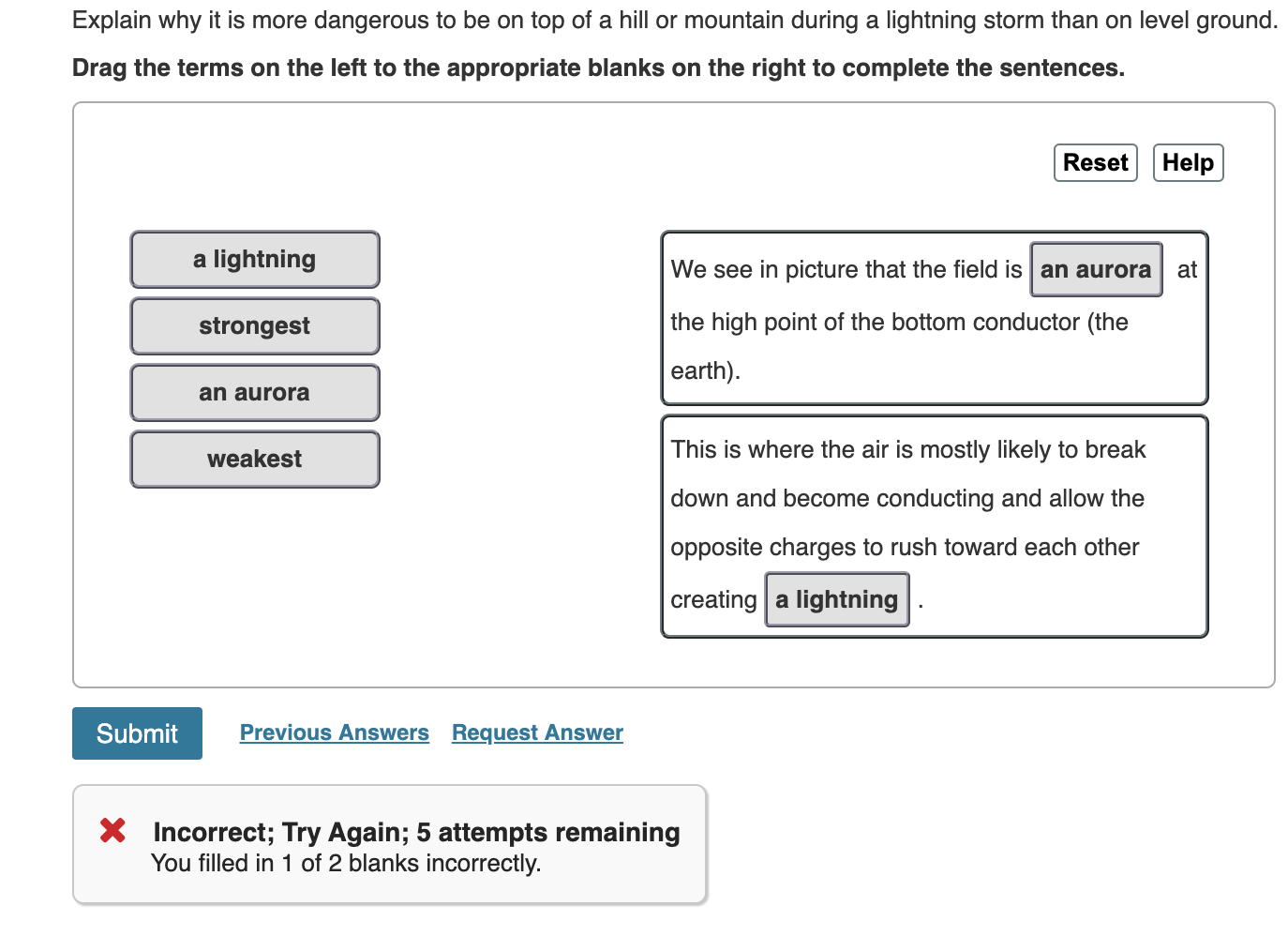 Solved Explain why it is more dangerous to be on top of a