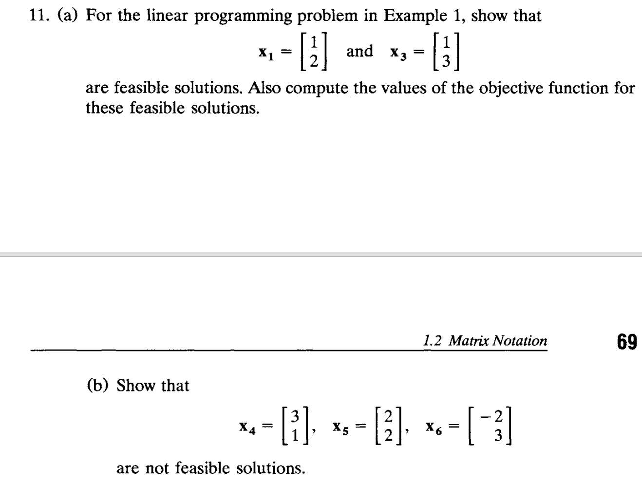 (a) For the linear programming problem in Example 1, | Chegg.com