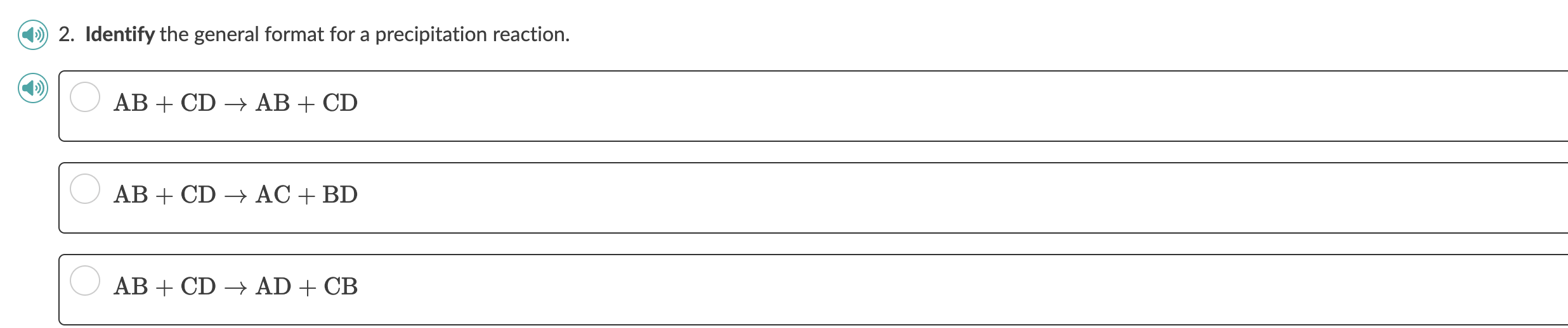 Solved 2. Identify The General Format For A Precipitation | Chegg.com