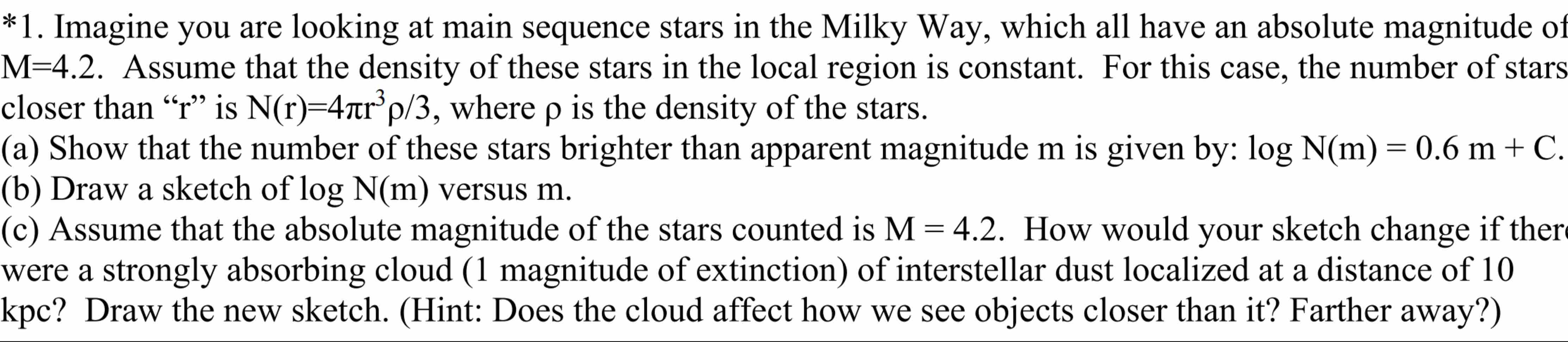 Solved Imagine you are looking at main sequence stars in the | Chegg.com