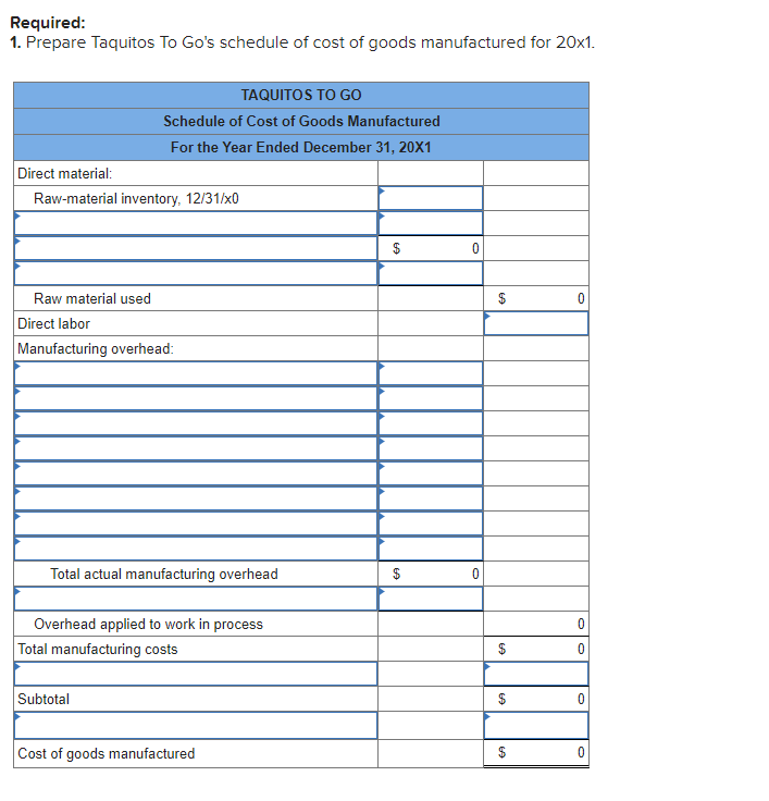 Solved PR 3-42 (Algo) Schedule of Cost of Goods Manufactured | Chegg.com