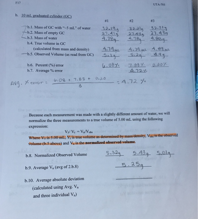 Solved F17 UTA-701 b. ylinder (GC #2 -заадз 27432.4 #1 #3 | Chegg.com