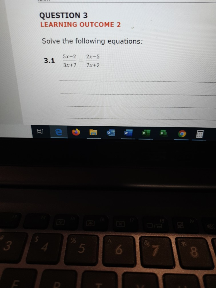 Solved QUESTION 3 LEARNING OUTCOME 2 Solve the following | Chegg.com
