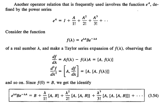 Solved Exercise 3.15. If [A,B]=γB(γ : Constant) Show That | Chegg.com