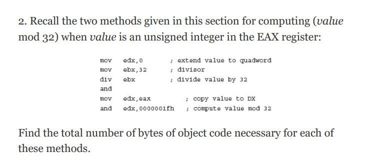 Solved - Perform All The Bitwise Operations Listed In The | Chegg.com