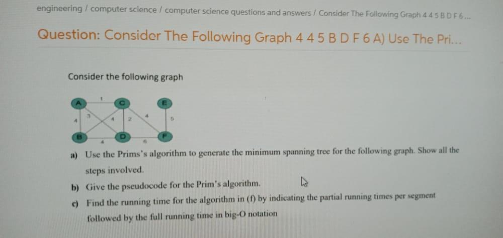 Solved engineering / computer science I computer science | Chegg.com