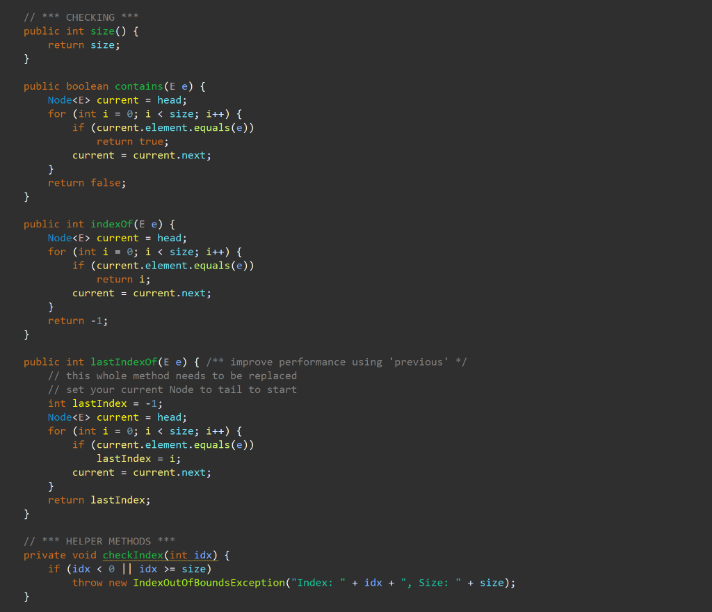 Solved package Question3; public class MyLinkedList { | Chegg.com
