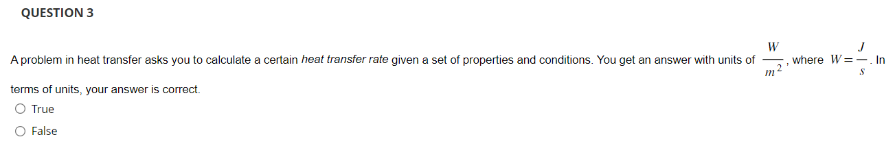 A problem in heat transfer asks you to calculate a | Chegg.com