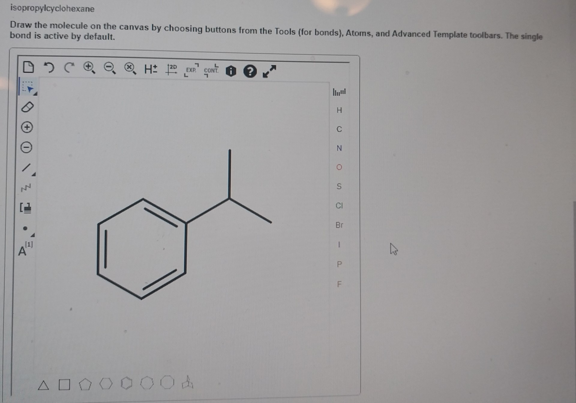 Solved cis1chloro3methylcyclohexane Draw the molecule on