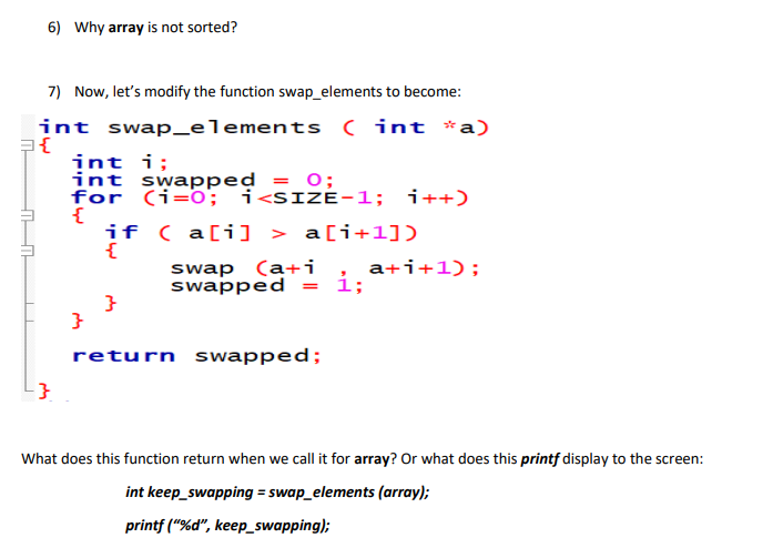 Solved More on Arrays : = 9 Carefully follow the | Chegg.com