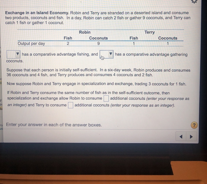 solved-exchange-in-an-island-economy-robin-and-terry-are-chegg