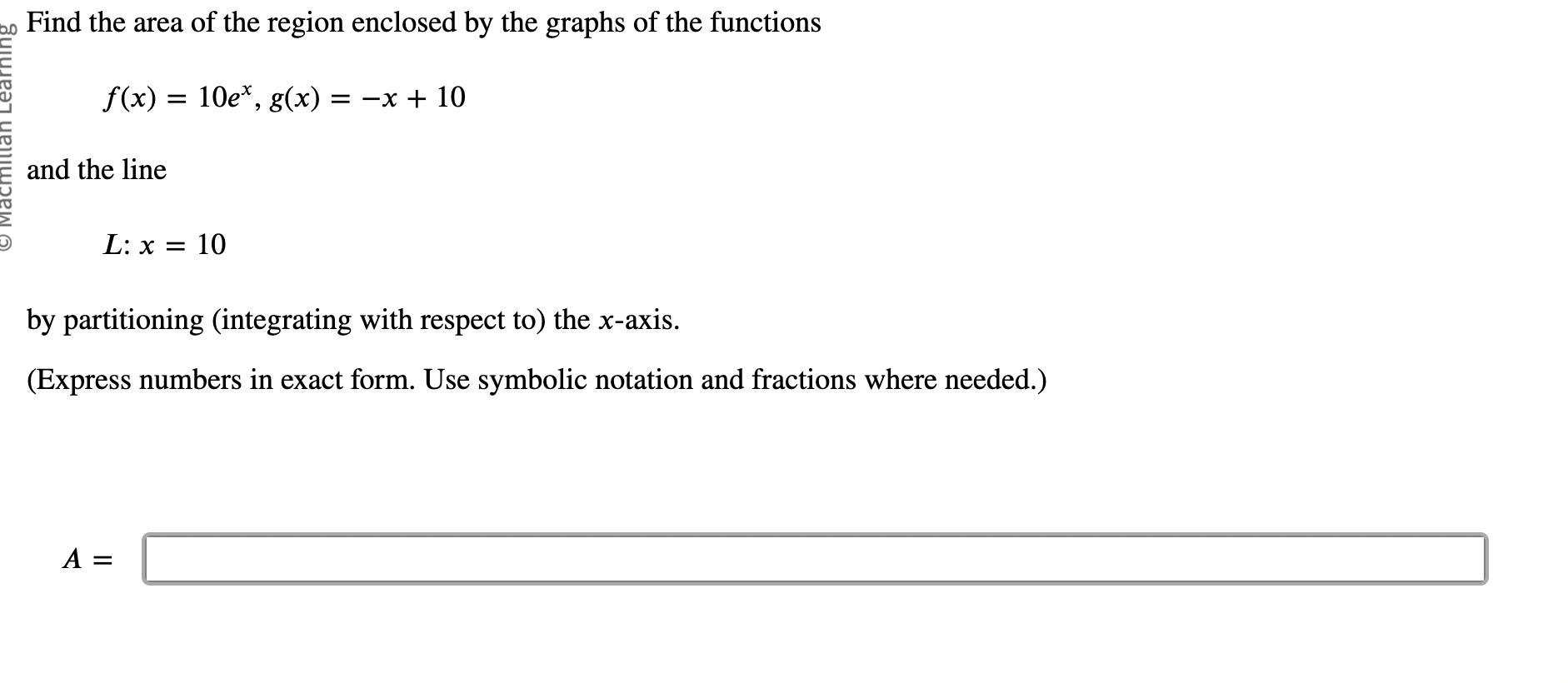 Solved Let F Be The Equation Y 6−x Let G Be The Equation