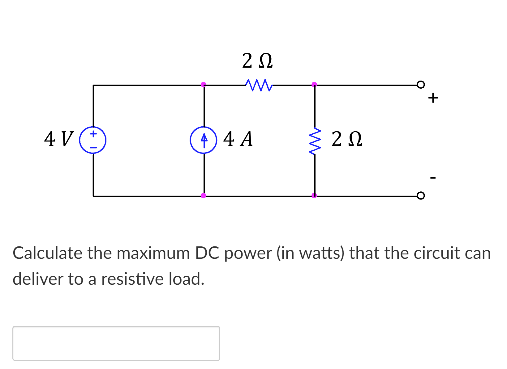 Solved Calculate The Maximum DC Power in Watts That The Chegg