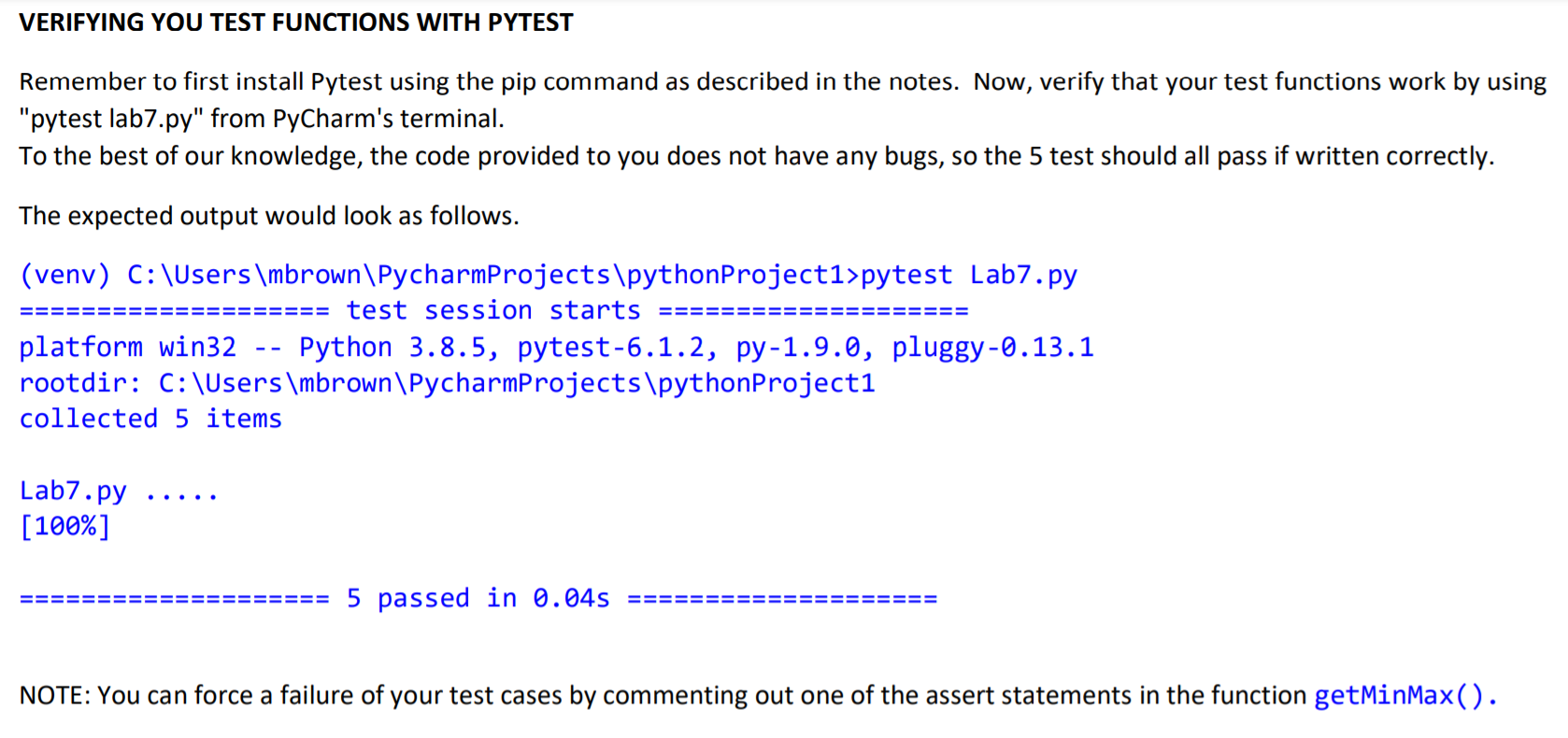 Solved Lab 7 – Writing test cases for code The starting | Chegg.com