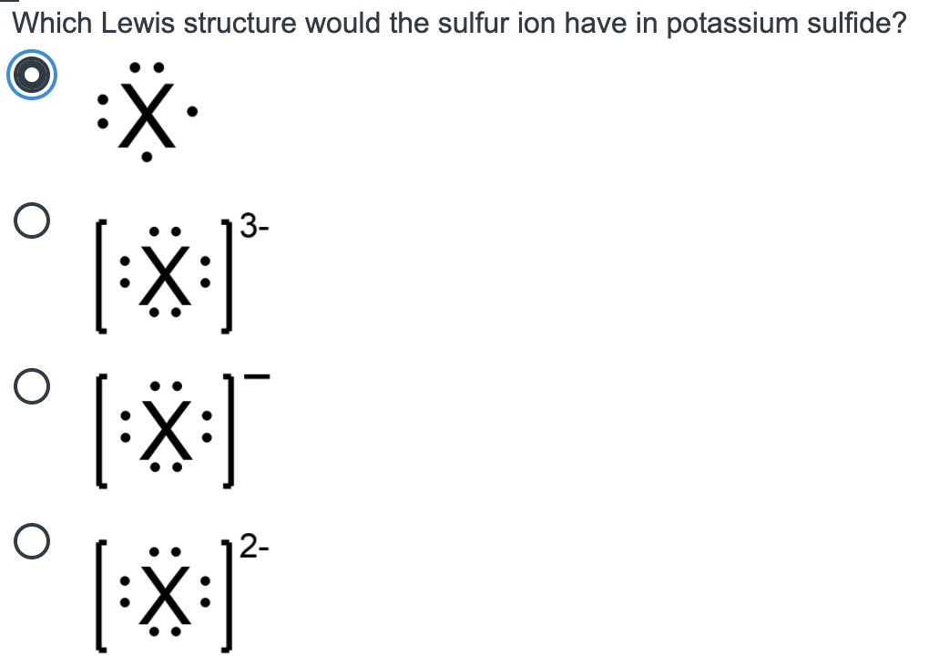 potassium lewis structure