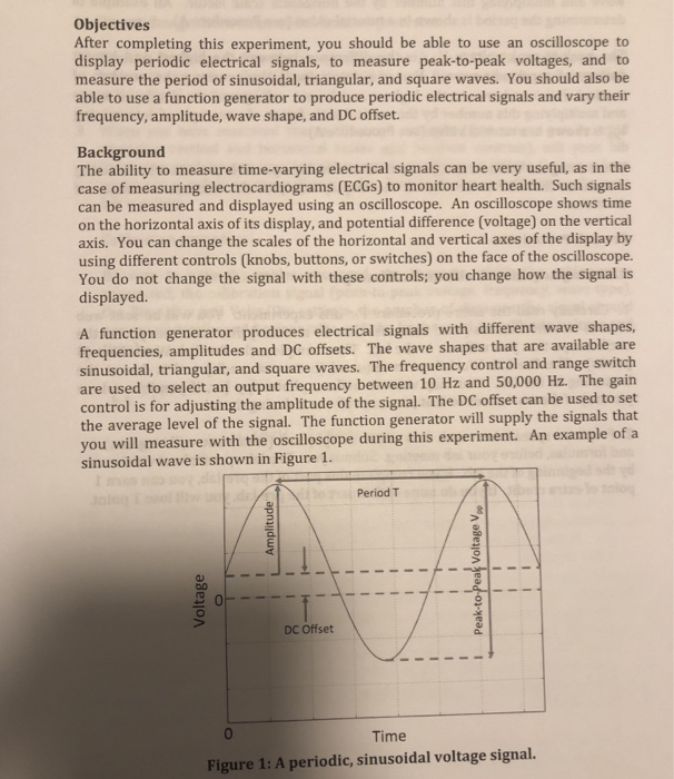Q1. [1 point] How do you calibrate an oscilloscope?