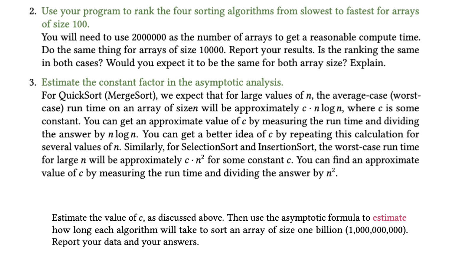 Solved Please complete the entire problem with all methods. | Chegg.com