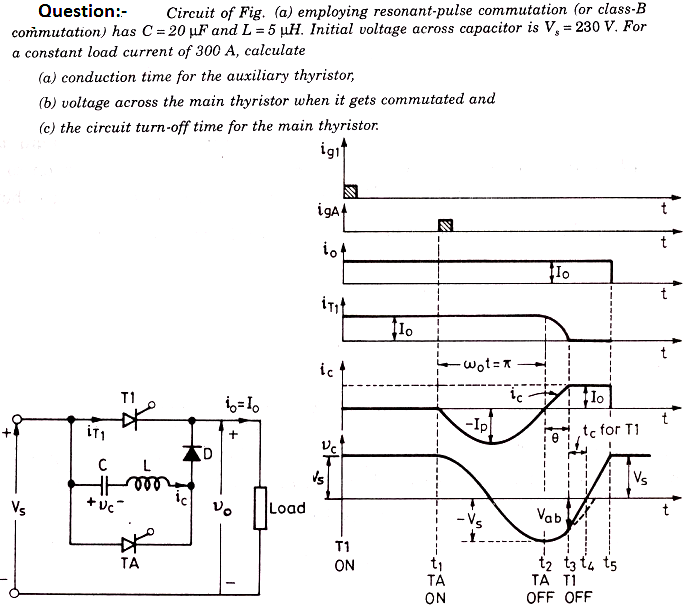 Solved Question:- Circuit of Fig. (a) employing | Chegg.com